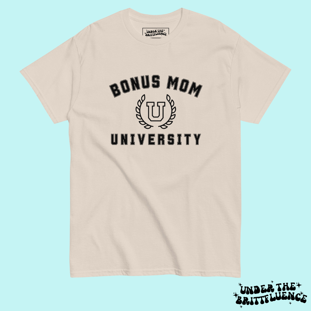 Bonus Mom University Tee